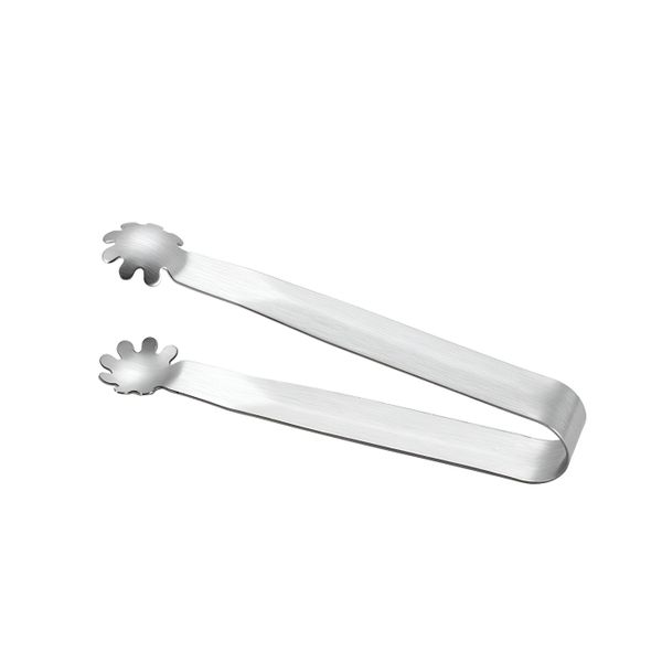 9cm Stainless Steel Sugar Tongs for Tea, Coffee, Ice Cubes - Silver