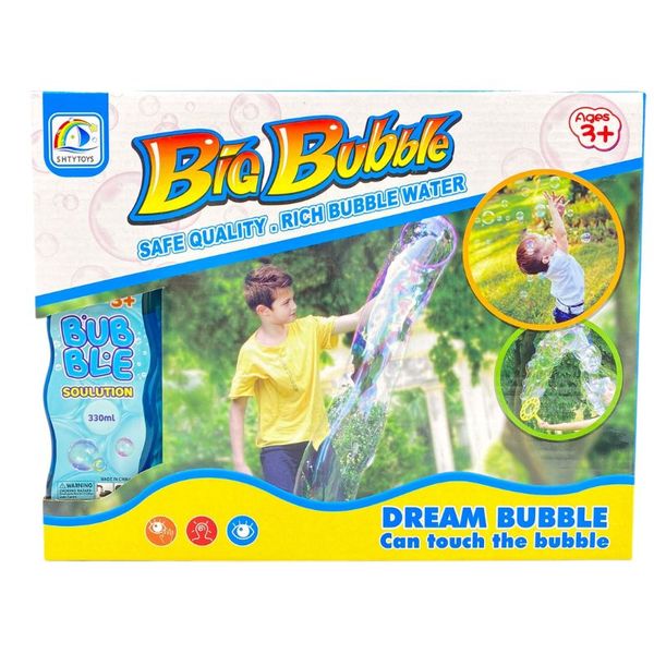 Big Bubble Playset - Outdoor Bubble Maker with Solution