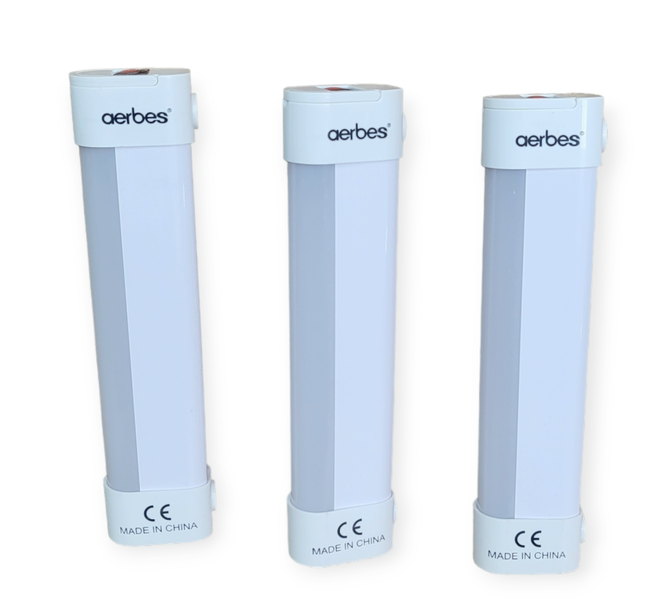 Aerbes Pack of Three Outdoor Emergency Tube Light 20W