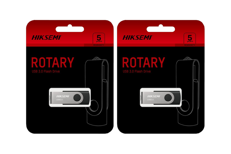 HIKSEMI Rotary Series 64GB USB3.0 Flash Drive - PACK OF 2