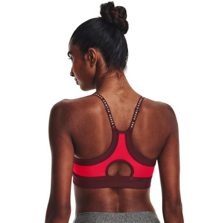 Under Armour Women's Infinity Low-Impact Training Sports Bra - Red