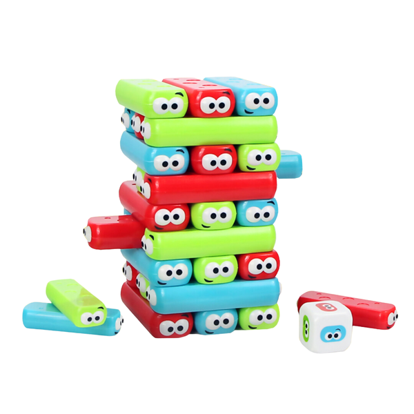 Rainbow Happy Stackers Table Game - Classic Game Provides Endless Fun