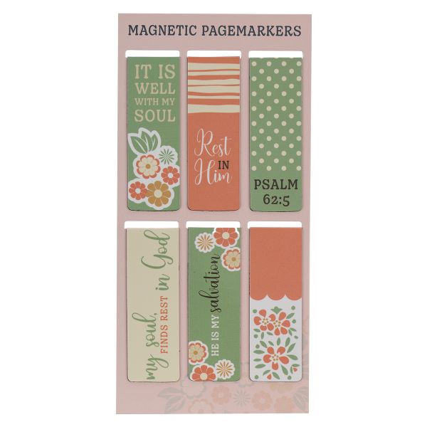 Magnetic Bookmarks - It Is Well With My Soul - Set of 6