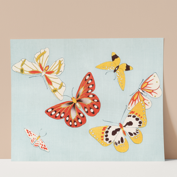 Japanese Butterfly Wall Print