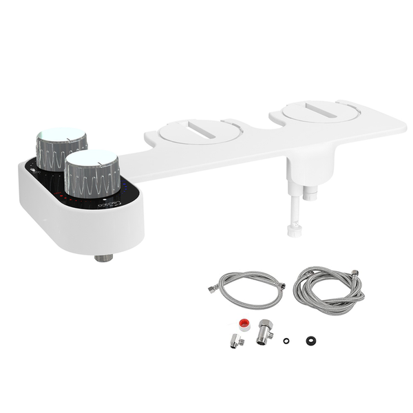 Dual Nozzle Toilet Bide Sprayer Bathroom Self Cleaning Bidet attachment