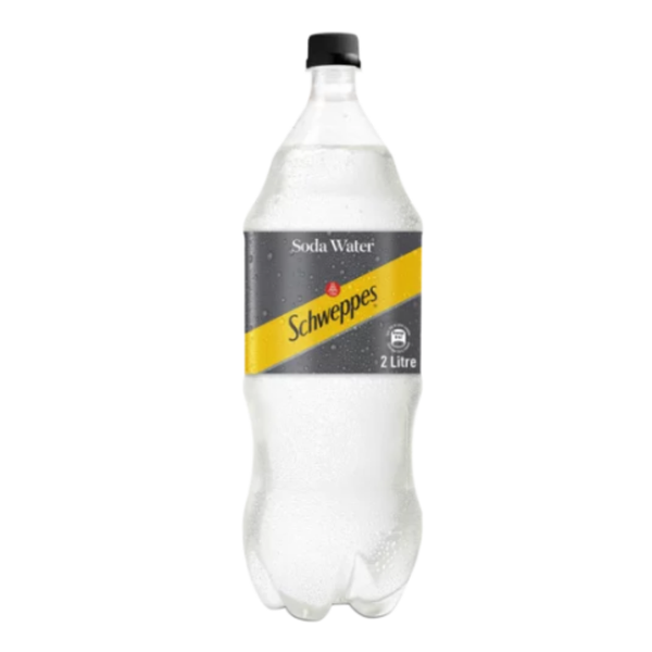 Schweppes Soda Water 2L - Set of 6