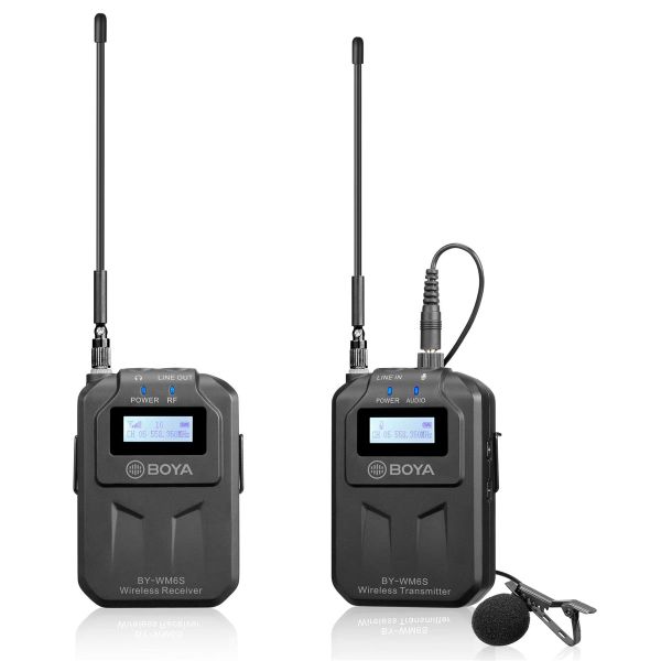 Boya BY-WM6S UHF Wireless Microphone System