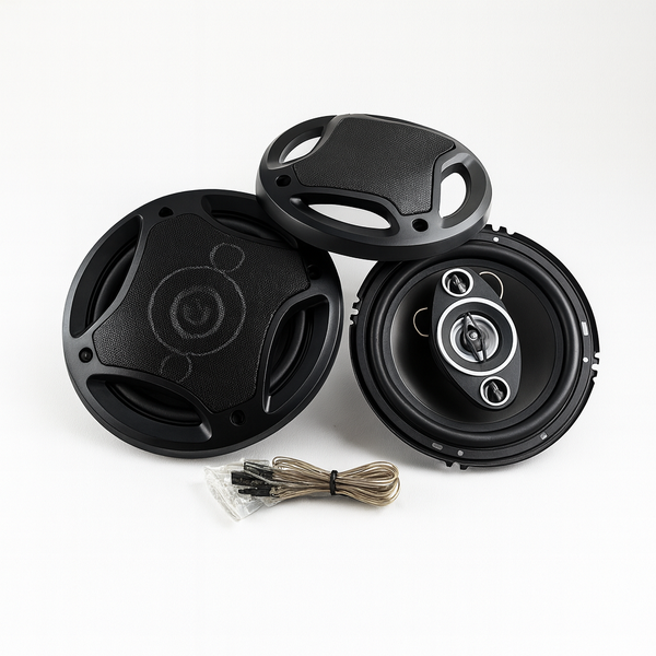 2Pcs 4-Way 500W Car Coaxial Speakers - Auto Audio Stereo