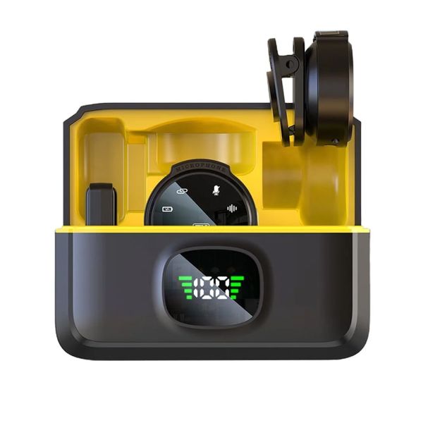 E-Photographic J6 Duo Wireless Lavalier Button Mic for iPhone (Lightning)