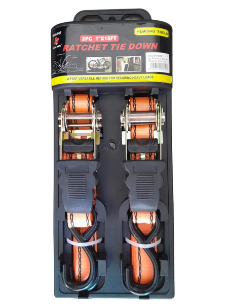 2 Pack Ratchet Tie Down