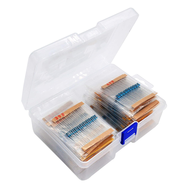 Robotico 500pc Metal Film 1/2W 1% Resistor Kit