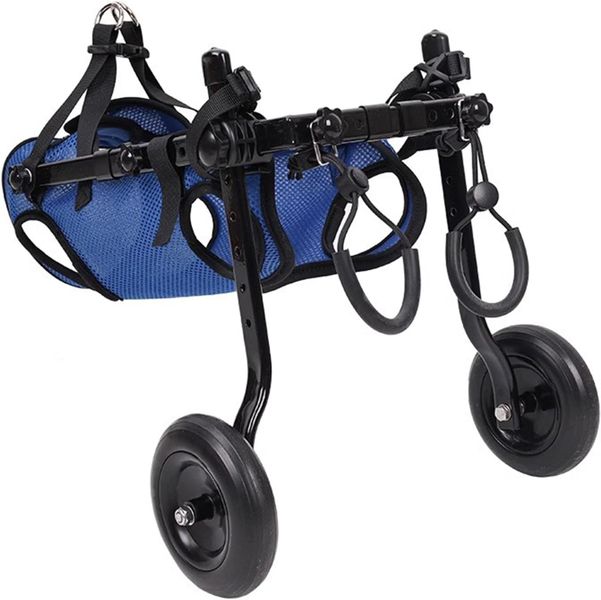 Lightweight Dog Wheelchair for Hind Leg Mobility, Aids Pets 8-20 Pounds