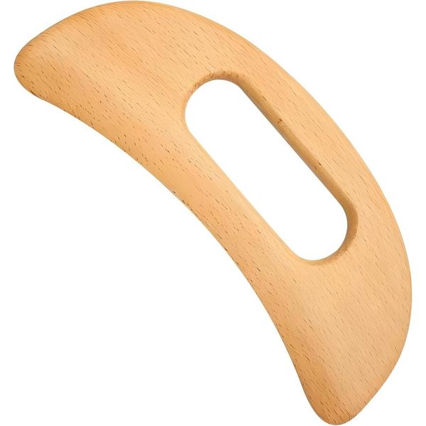 Body Gua Sha Massaging Lymphatic Drainage Tool - Wood