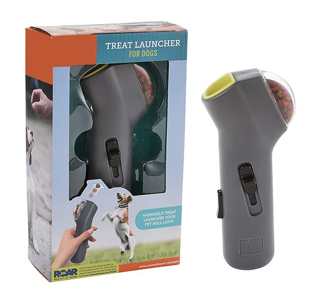Pet Snack Launcher for Dogs and Puppies Treat &amp; Training Interactive Toy