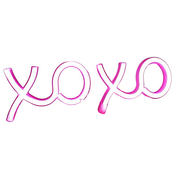 Pink XOXO Neon Light (10 x 30 cm)