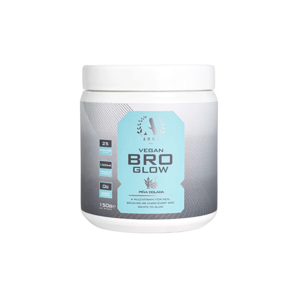 Vegan Bro Glow - Multivitamin for Men (Pina Colada)