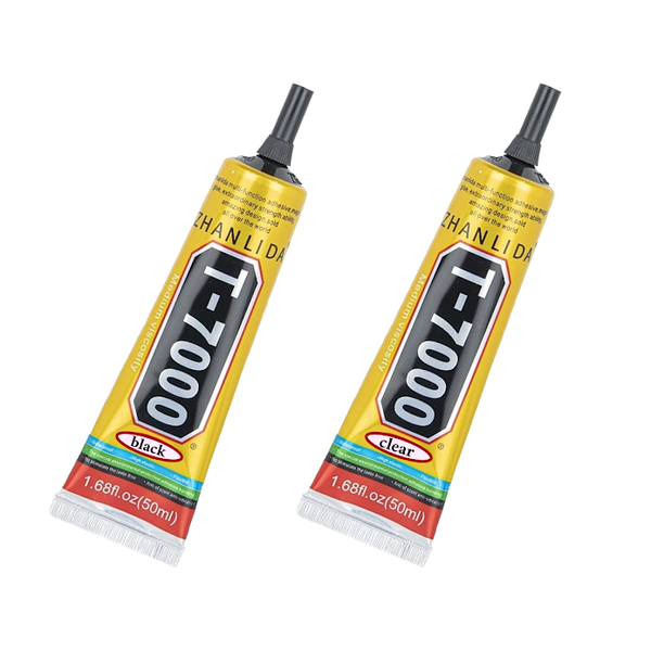 Adhesive Glue T-7000 50ml Mobile Phone LCD Repair 2pc - (Black and Clear )
