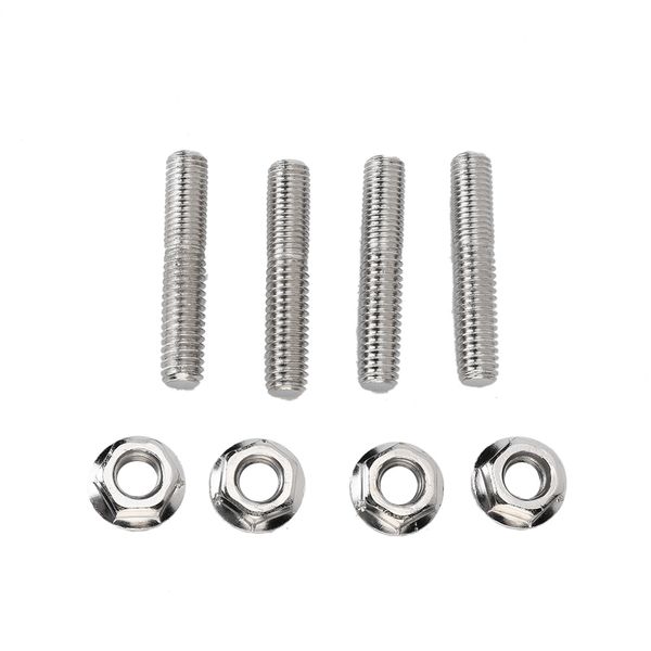 Motorcycle Universal Exhaust Pipe Studs, Bolts &amp; Nuts Kit