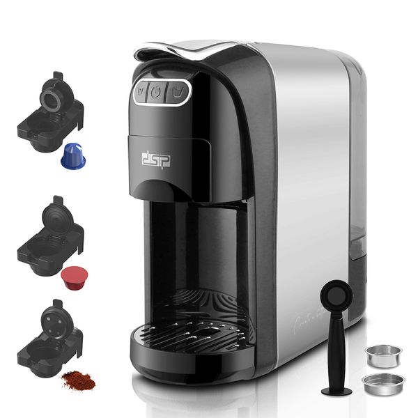 Single Serve Coffee Maker, 20Bar Machine, 3 in1 Capsule Coffee Machine