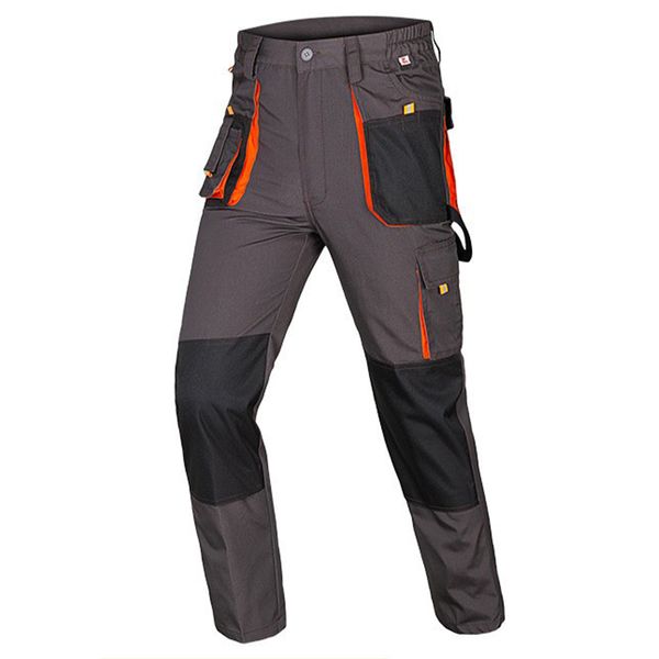 Men's Cargo Construction Flex Work Pant Double Knee Reinforcement Trousers
