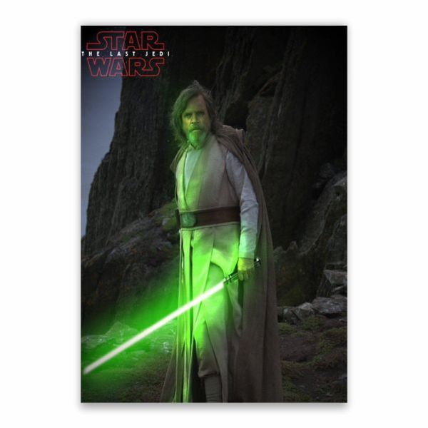 Luke Skywalker The Last Jedi Poster - A1