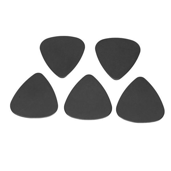 5pc 0.71mm black PVC guitar picks