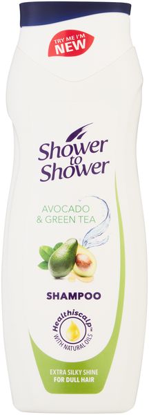 Shower to Shower- Avocado &amp; Green Tea Shampoo- 400ml