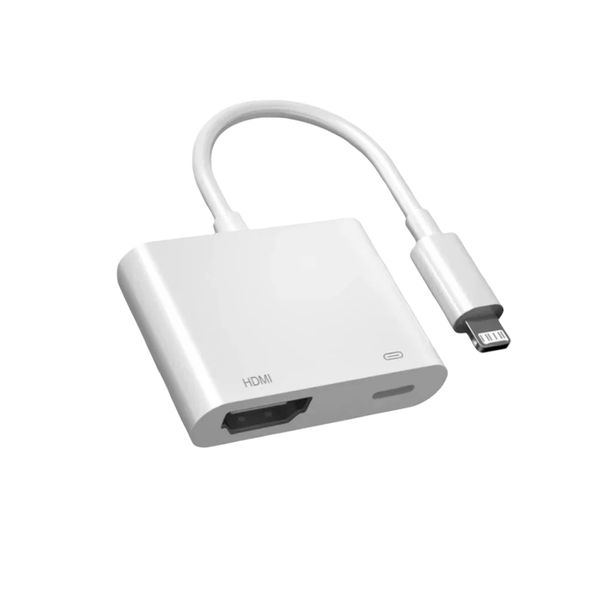 Lightning to HDMI Adapter 1080P Compatible with iPhone 12/11/XS/8 iPad