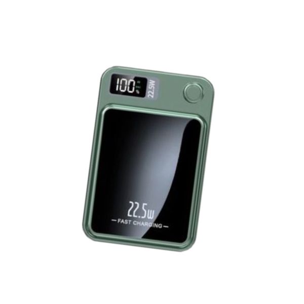 10000mAh Magnetic Wireless Power Bank - Green