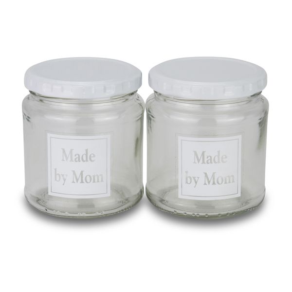 Jar - Made by Mom - Transparent - Glass - 291ml - 2 Pack