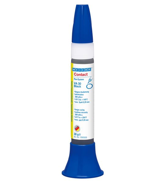 WEICON Contact Va 30 black | 30 g | cyanoacrylate adhesive
