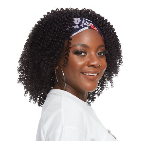 Magic Kinky Curly Synthetic Hair Headband Half Wigs SWF HD BN Crl