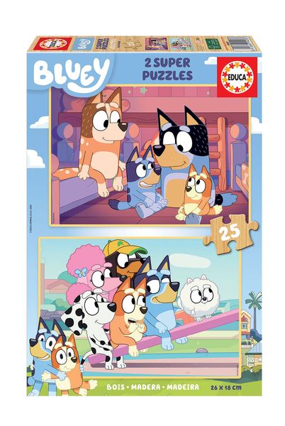 Educa Bluey Puzzles (2x25 Piece)