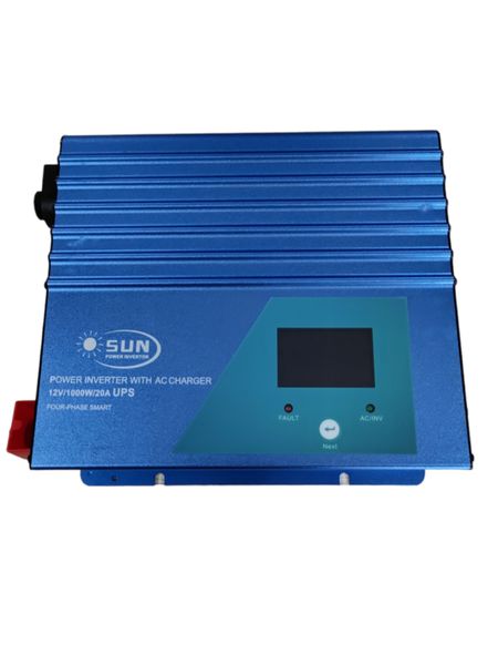 Power Inverter with Ac Charger 12v1000w/20a