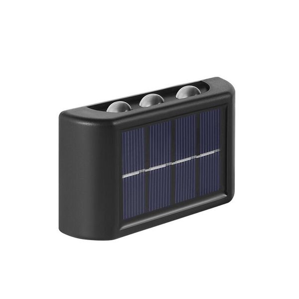 Portable Solar Powered Up &amp; Down LED Outdoor Wall Lights 10LED White
