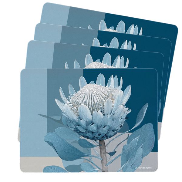Coastal Fynbos Azure Placemats by Wikus Schalkwyk