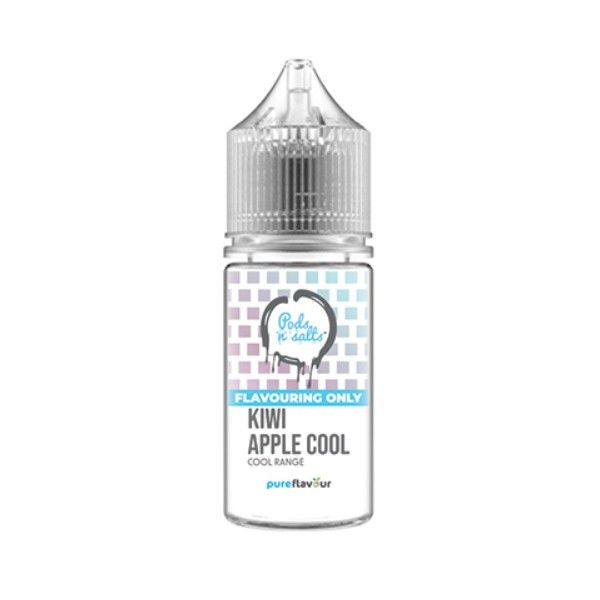 One Cloud Pods n Salts Salt/MTL Vape DIY Longfill(15-30ml) - Kiwi Apple Ice