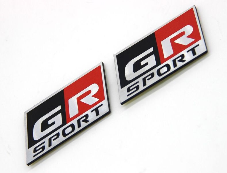 GR Sport badge - 2pce set- Compatible with Toyota