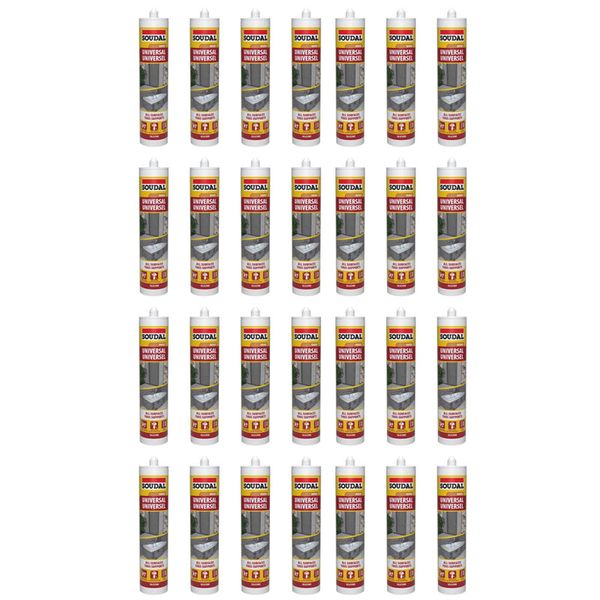 SOUDAL Universal Silicone Sealant 270ML ( 24 Pack )
