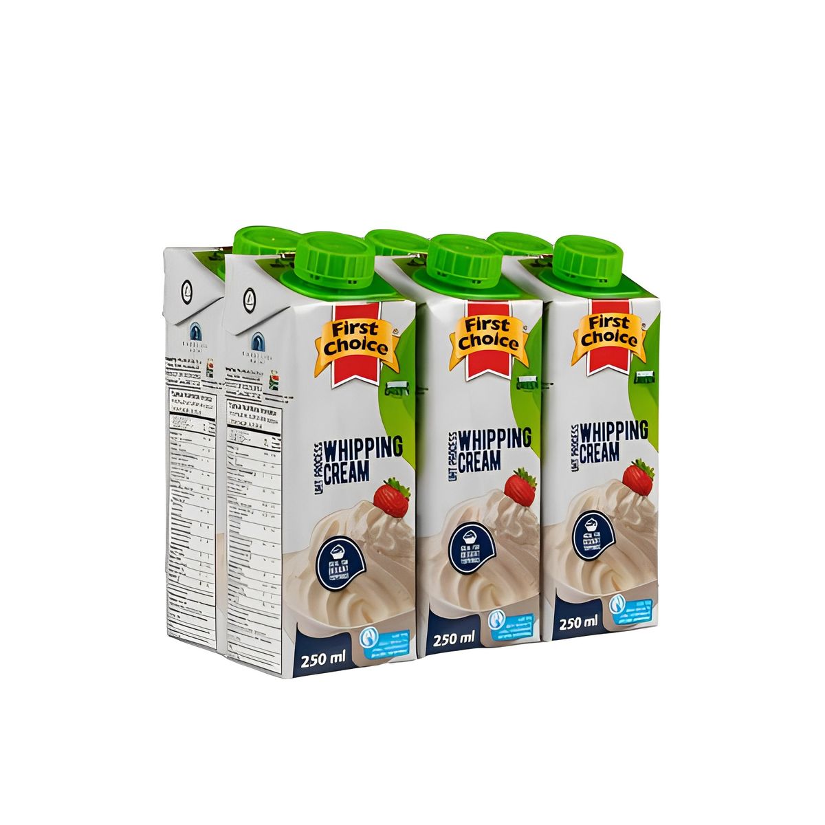 First Choice Whipping Cream Long Life 6 X 250ml Shop Today Get 