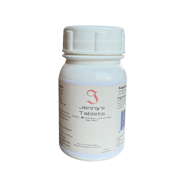 Jenny's Tablets - Relieves and Prevents Gout, Arthritis and Joint Pains