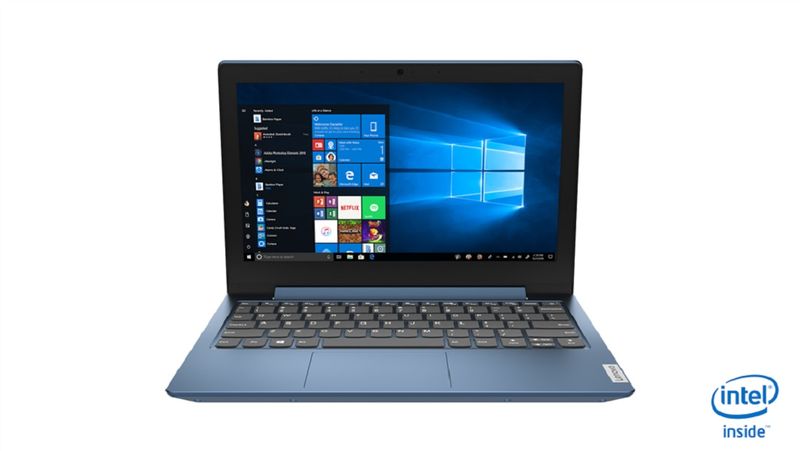 Lenovo IdeaPad Celeron N4020 4GB 64GB eMMC 11.6" Notebook Blue