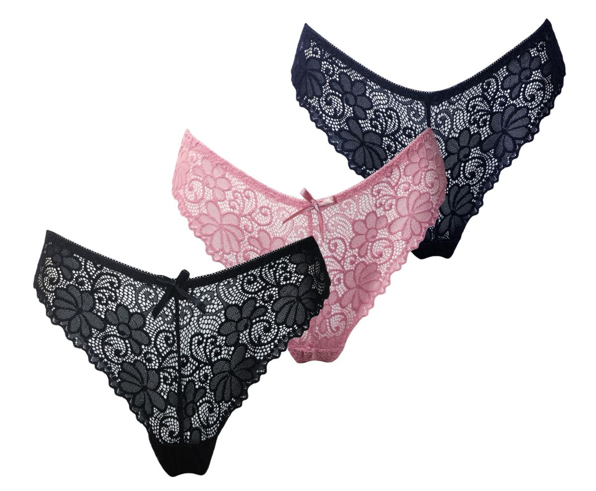Women Sexy Thongs Lace Panties Underwear GString Pack of 3 Shop Today. Get it Tomorrow