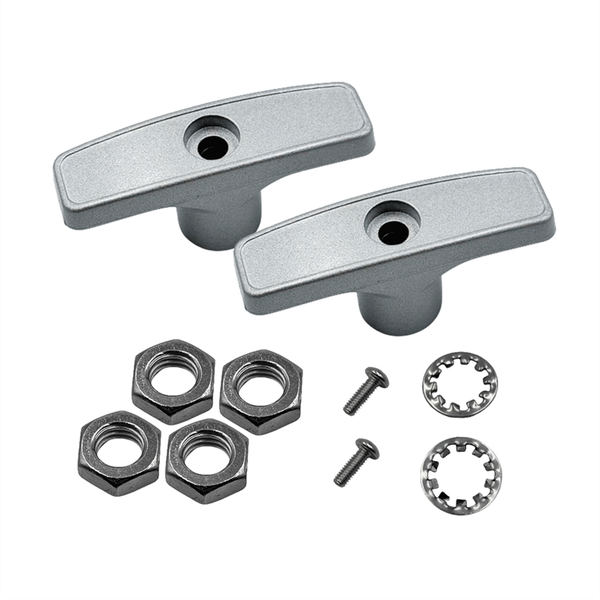 2 Set Gray Rv Waste Valve Handle for Waste Valve Compatible with None