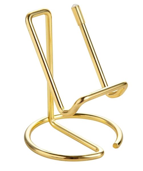 Cell Phone Stand for Desk, Metal Gold Stand Holder Desk Accessories
