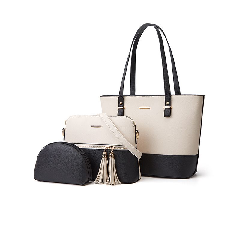 Womens 3 pieces set handbag shoulder bags,purse 