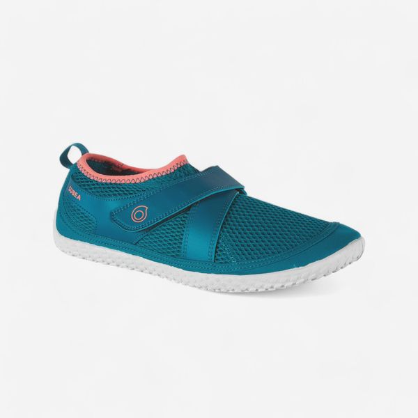 Subea Adult Water Shoes With Rip-Tab - Aquashoes 500 - Blue &amp; Pink