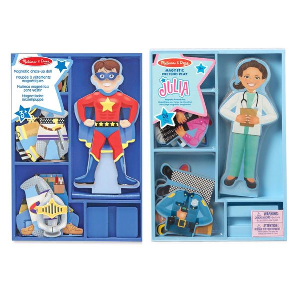 Melissa &amp; Doug Magnetic Dress-Up Play Set - Billy &amp; Julia