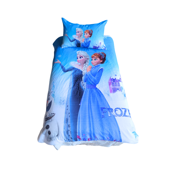 Frozen 3D Printed Single Bed Duvet Cover Set