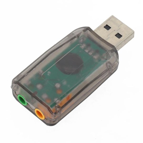 External Sound Card USB 5 1 Channel with USB 2 0 Interface for Computer